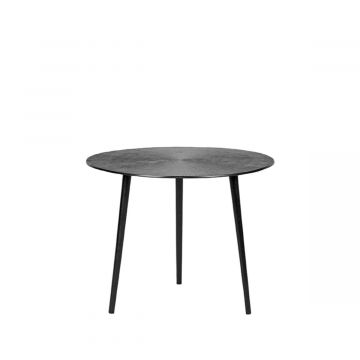 LABEL51 Salontafel Nobby - Zwart - Metaal - 50 cm