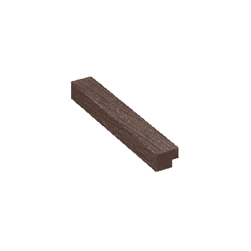 Akupanel Eindlat Houtskool Eiken - 300 Cm