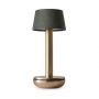 Humble Two Table Light Gold/Emerald Linen